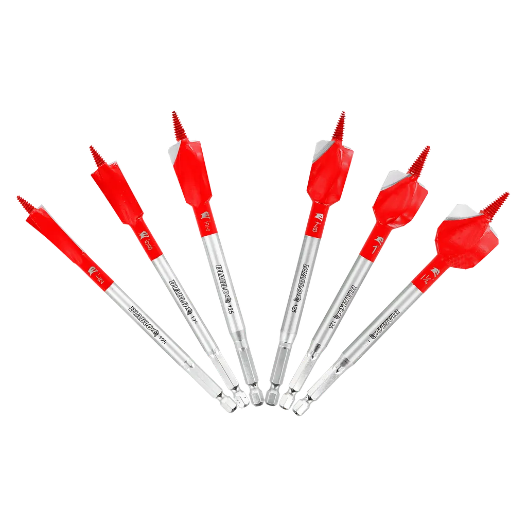 Diablo Demo Demon Spade Bit Set For Nail-Embedded Wood (6-Pieces)-DSPD4920-S6-3257