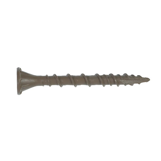 Deck-Drive Dsv Wood Screw - #8 X 1-5/8 In. T-25, Flat Head, Quik Guard®, Tan (350-Qty)-DSVT158R350C-SP5404-5800