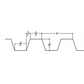 1-1/2" Deep Rib (6" Oc; Open End) DT-FO-0012-680