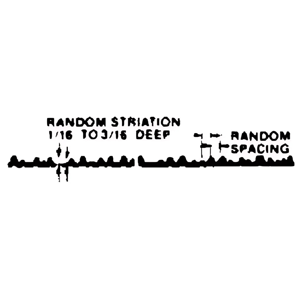 3/8" Striated Random DT-FO-0037-709