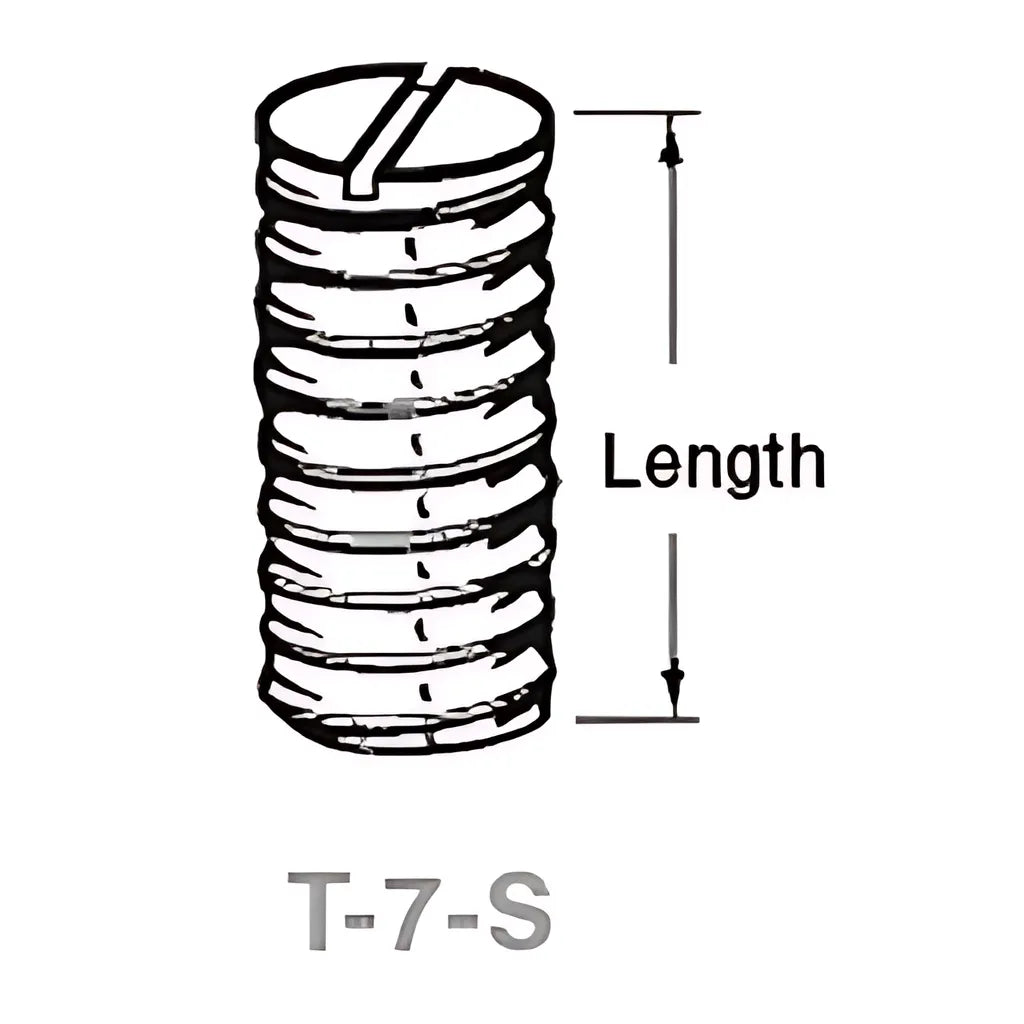 T7S AND T7ST - SLOTTED SETTING STUDS