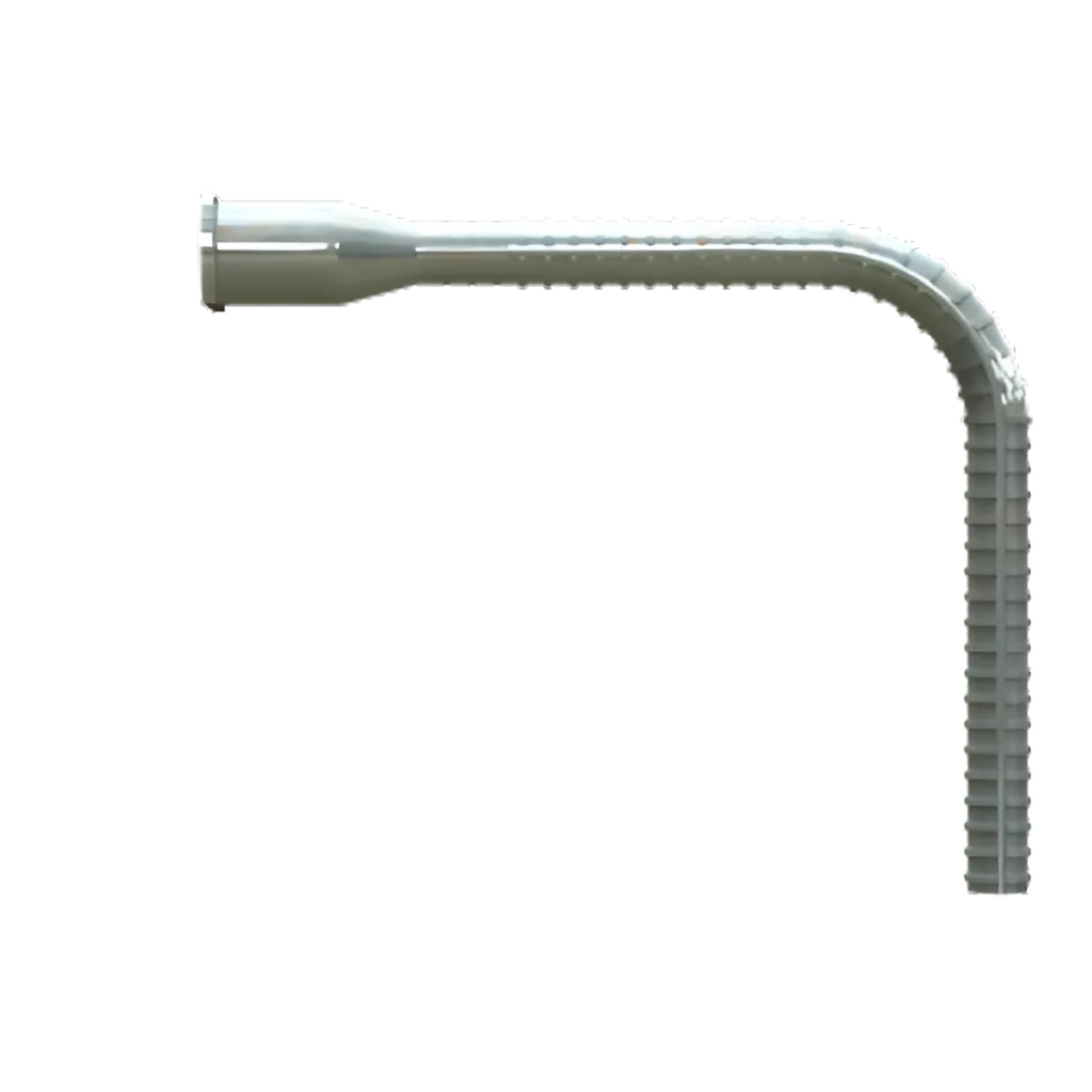 D52A - Dbr Female Splice Bar, 90° Bent