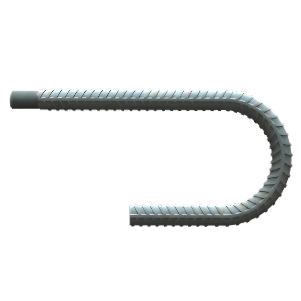 D53 - 180° Hook Bar Threaded One End