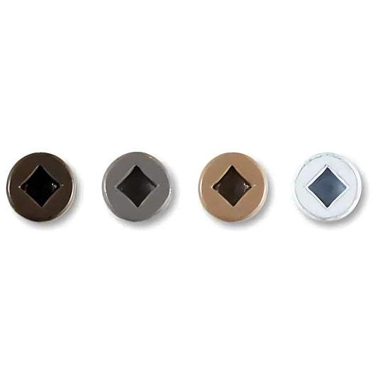 Trim-Head Screw - Sharp Point (Collated) - #7 X 2 In. #2 Sq Type 305, Brown 01 (1300-Qty)-DTH212S305BR01-SP4121-4445