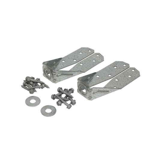 Dtt Zmax® Galvanized Deck Tension Tie For 2X With 1-1/2 In. Sds Screws (2-Qty) (Pack Of 4)-DTT2Z-R2-SP6852-7334