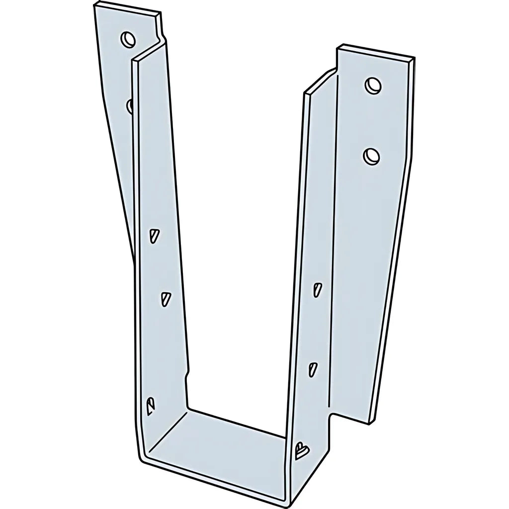 Du Face-Mount Drywall Hanger For 2-5/16 In. X 9-1/2 In. Engineered Wood With Sds Screws-DU2-37-9-5-SP5059-5430