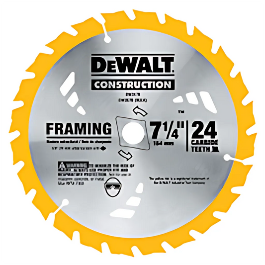 Dewalt 7-1/4" Framing Carbine Thin Kerf Circular Saw Blade-DW3578B10-17