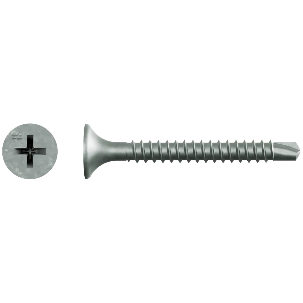 Dwfsd Drywall-To-Cfs Screw (Collated) - #6 X 1-1/4 In. #2 Phillips, Quik Guard® (2500-Qty)-DWFSDQ114PS-SP6843-7323
