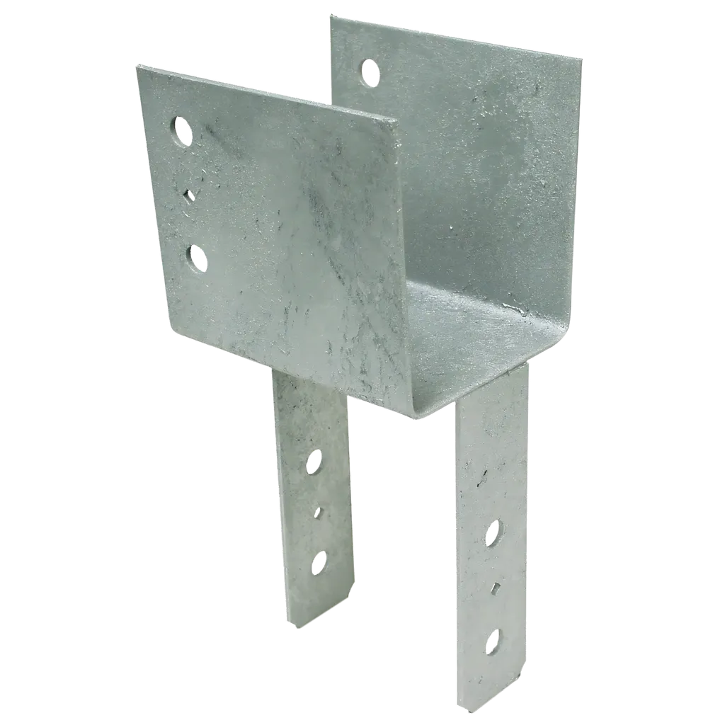 Ecc Hot-Dip Galvanized End Column Cap For 6X Beam, 6X Post (Pack Of 3)-ECC66HDG-SP4352-4688