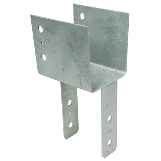 Ecc Hot-Dip Galvanized End Column Cap For 6X Beam, 6X Post (Pack Of 3)-ECC66HDG-SP4352-4688