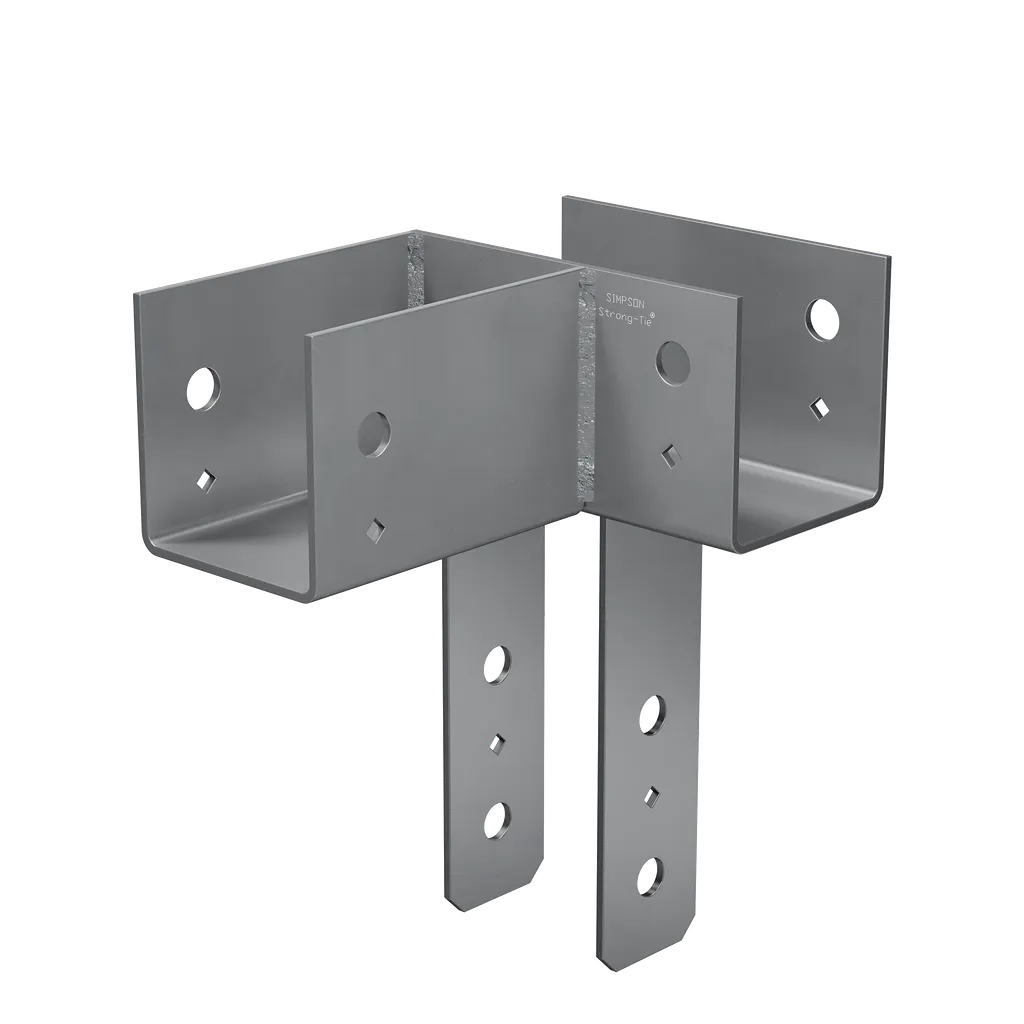 Eccll L-Shape End Column Cap For 4X Beams, 4X Post, Skewed Left-ECCLL444-SP5032-5404