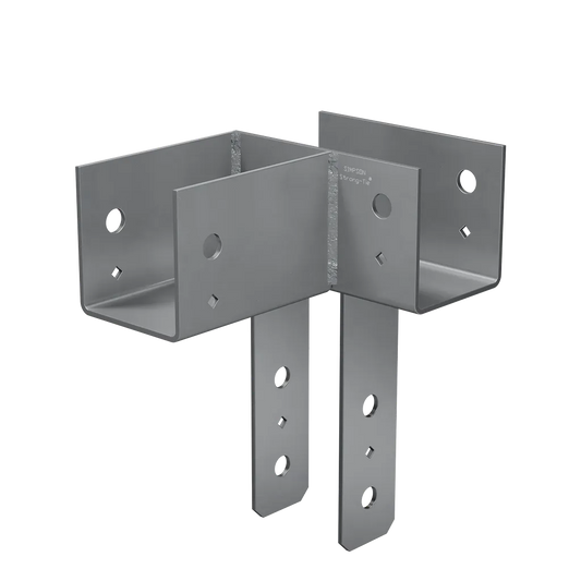 Eccll L-Shape End Column Cap For 4X Beams, 4X Post, Skewed Left-ECCLL444-SP5032-5404