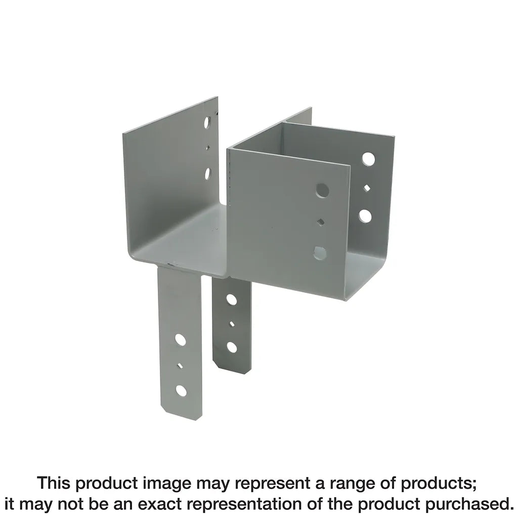 Eccll Hdg L-Shape End Column Cap For 6X Beams, 6X Post, Skewed Left-ECCLL666HDG-SP2547-2789