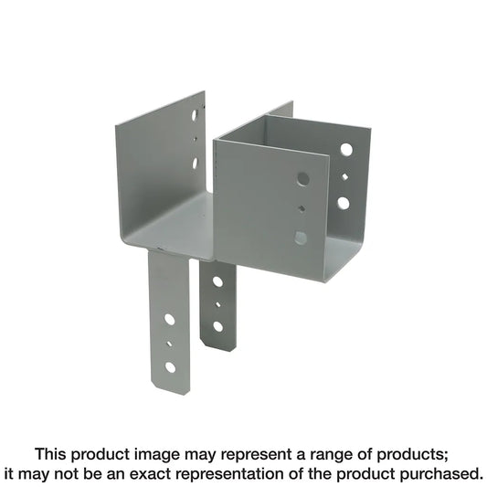 Eccll Hdg L-Shape End Column Cap For 6X Beams, 6X Post, Skewed Left-ECCLL666HDG-SP2547-2789
