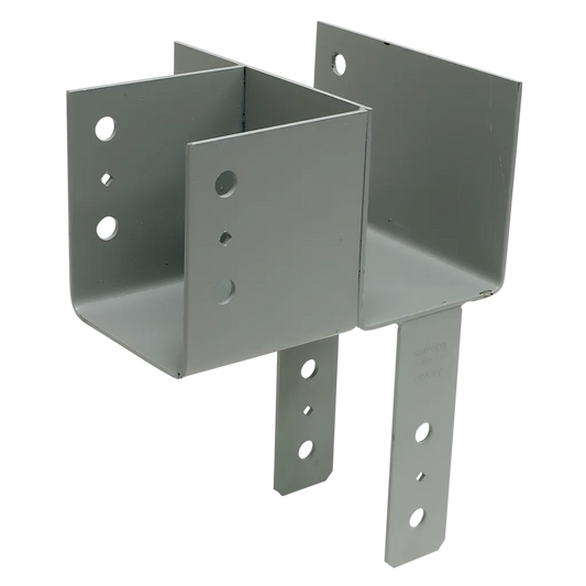 Ecclr L-Shape End Column Cap For 6X Beams, 6X Post, Skewed Right-ECCLR666-SP947-1093