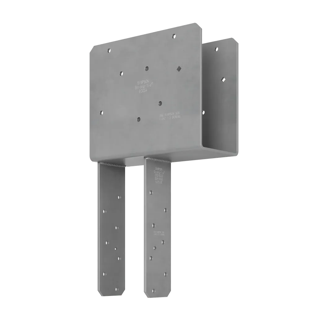 Eccq End Column Cap For 4X Beam, 4X Post, With Strong-Drive® Sds Screws-ECCQ44SDS2-5-SP7463-7967