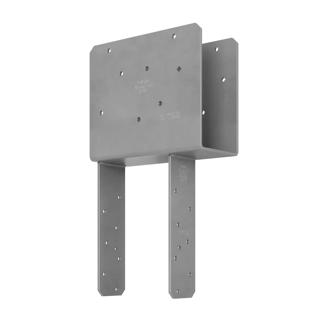 Eccq End Column Cap For 4X Beam, 6X Post, With Strong-Drive® Sds Screws (Pack Of 4)-ECCQ46SDS2-5-SP6583-7041