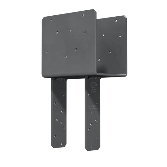 Eccq End Column Cap For 5-1/8 In. Beam, 6X Post, With Strong-Drive® Sds Screws-ECCQ5-6SDS2-5-SP1942-2147