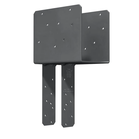 Eccq End Column Cap For 6X Beam, 4X Post, With Strong-Drive® Sds Screws (Pack Of 3)-ECCQ64SDS2-5-SP2171-2390