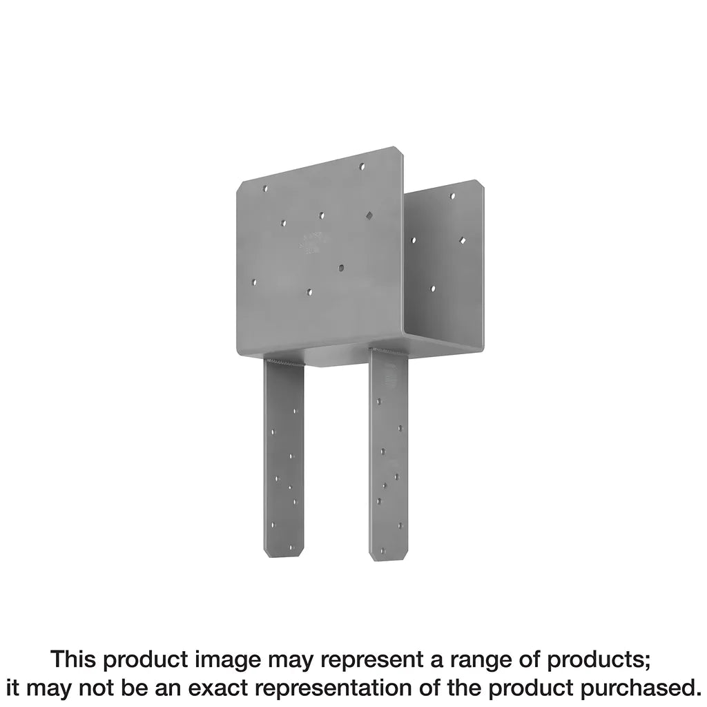 Eccq Hdg End Column Cap For 6X Beam, 6X Post, With Strong-Drive® Sds Screws-ECCQ66-SDS2-5HDG-SP521-646