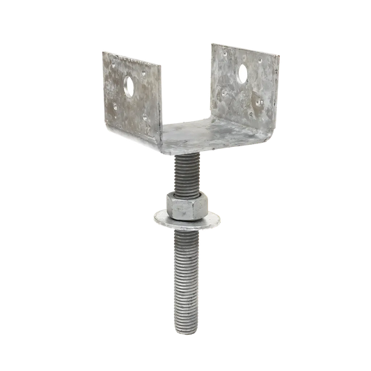 Epb Hot-Dip Galvanized Pier-Block Elevated Post Base For 4X4 (Pack Of 10)-EPB44PHDG-SP5343-5733