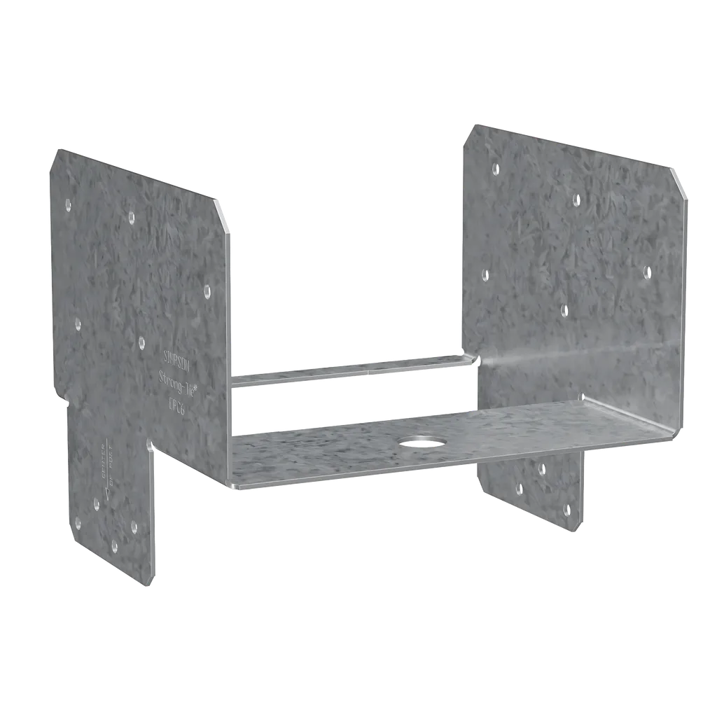 Epcz Zmax® Galvanized End Post Cap For 6X (Pack Of 10)-EPC6Z-SP1976-2184