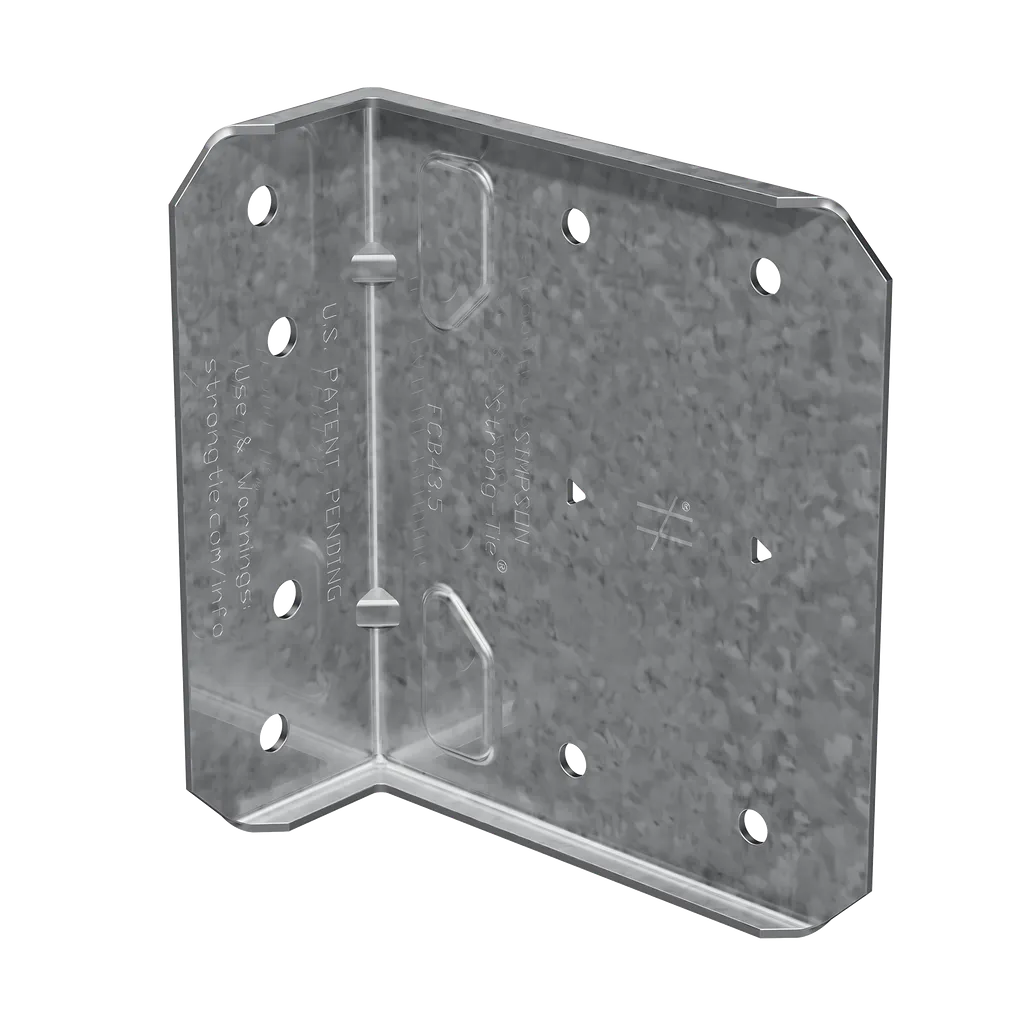 Fcb 3-1/2 In. Bypass Framing Fixed-Clip Connector (25-Qty)-FCB43-5-R25-SP1940-2145