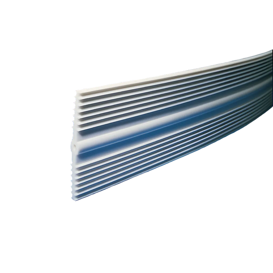 4"X3/16"X50' FLAT RIBBED PVC WATERSTOP SOLD/FOOT