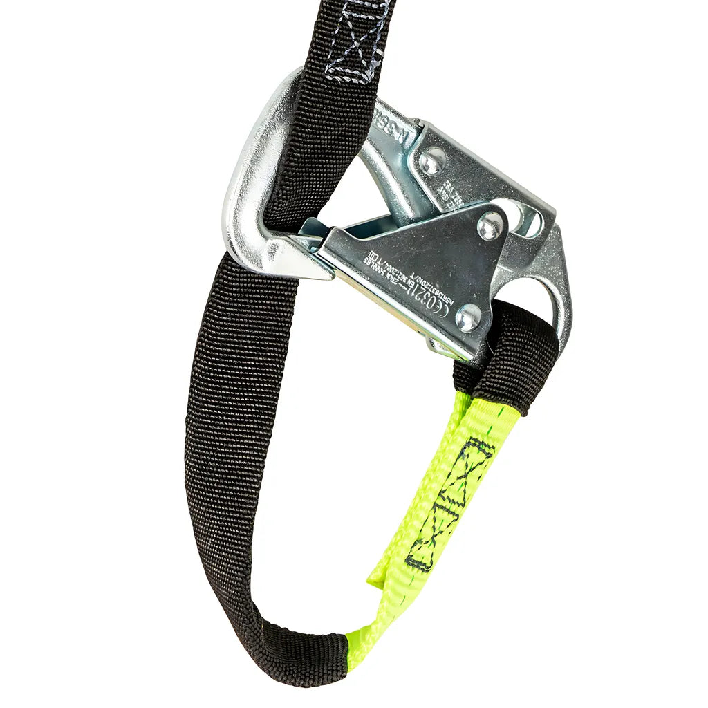 Latitude Hd 11' Single Web Srl: Carabiner, 20" Tie-Back, Tie-Back Snap Hook FS-FSP1411-W-TBH-7274