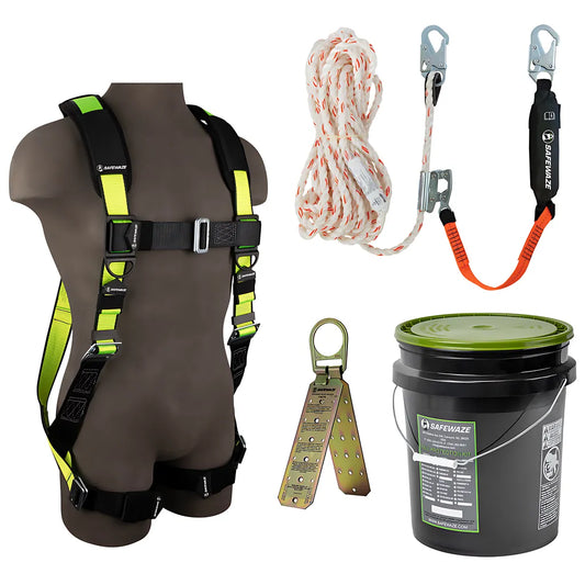 Pro Bucket Roof Kit: Fs280-2X Harness, 018-7005 Vll, Fs870 Anchor FS-ROOF-X-2X-7523