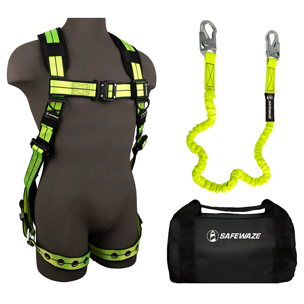 Pro+ Bag Combo: Fs-Flex185-2X Harness, Fs590 Lanyard, Fs8125 Bag FS152-2X-7582