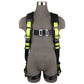 Pro Full Body Harness: 1D, Mb Chest, Fd, Tb Legs FS185-FD-2X-6075