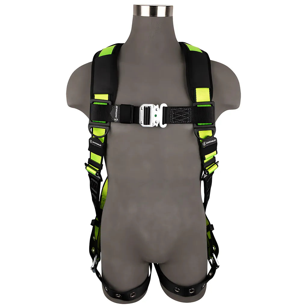 Pro Full Body Harness: 1D, Qc Chest, Tb Legs FS185-QC-SM-6051