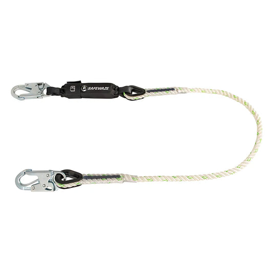 Pro 6' Rope Energy Absorbing Lanyard: Snap Hook FS33215-6573