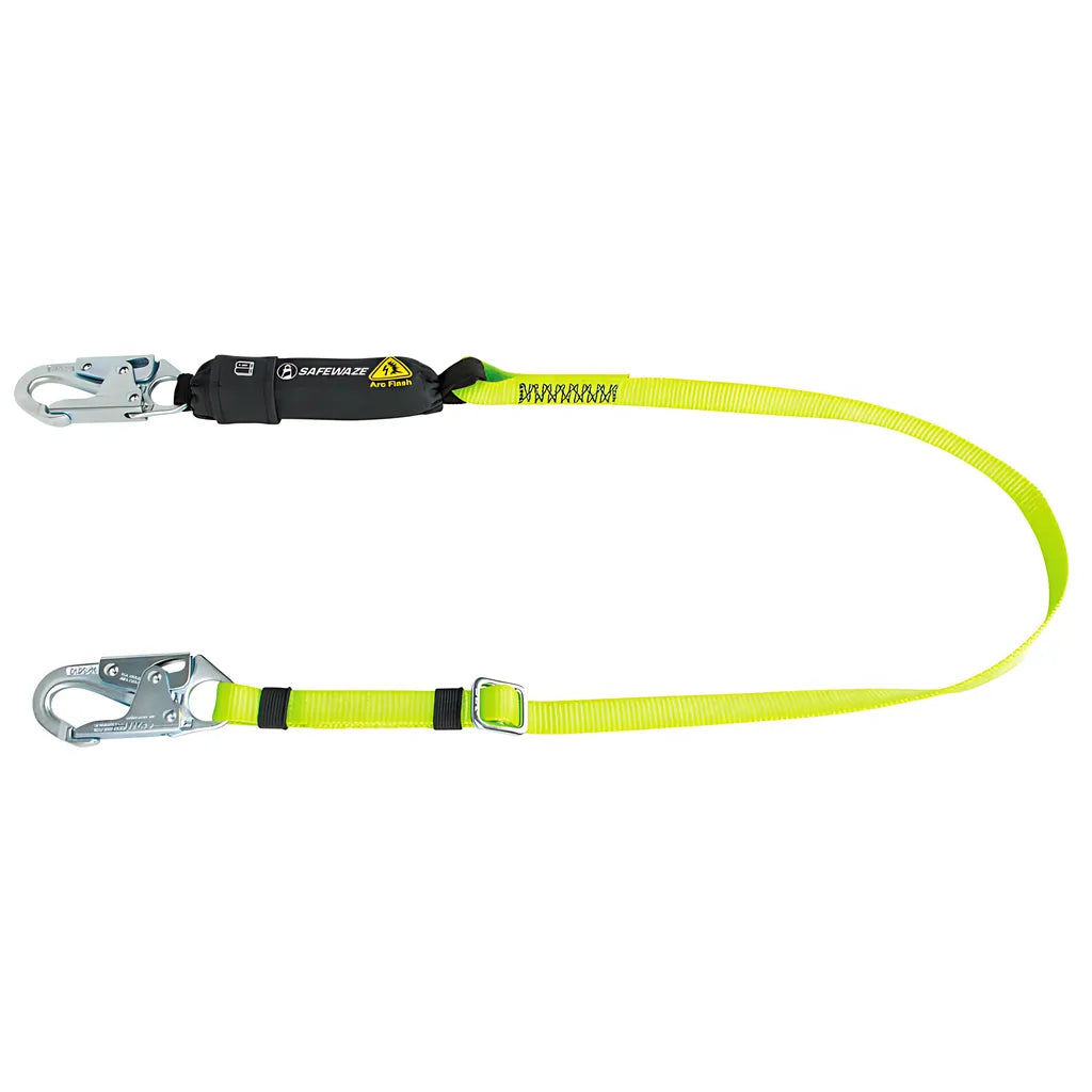 Arc Flash 4'-6' Adjustable Energy Absorbing Lanyard: Snap Hook FS560-AF-AJ-6787