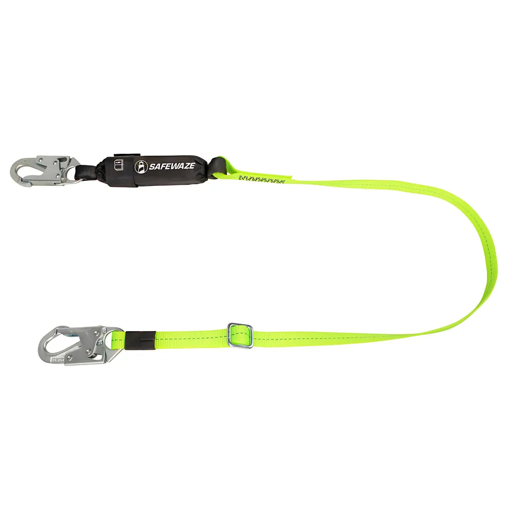 Pro 4'-6' Adjustable Energy Absorbing Lanyard: Snap Hook FS560-AJ-6543