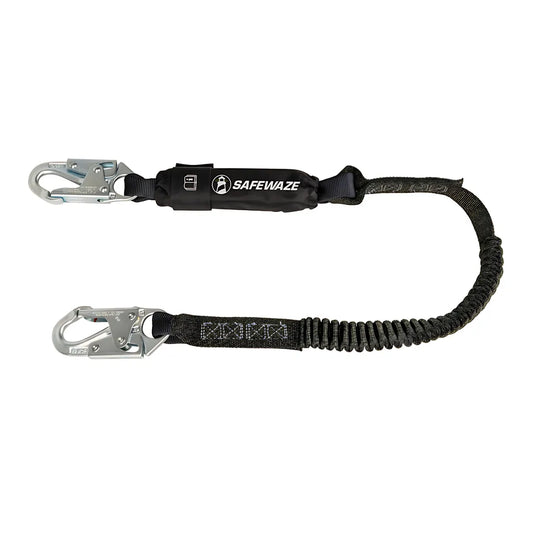Pro 6' Stretch Energy Absorbing Lanyard: Snap Hook FS570-6610