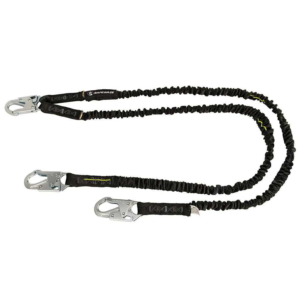Pro 6' Internal Energy Absorbing Lanyard: Dual Leg, Snap Hooks FS581-6671