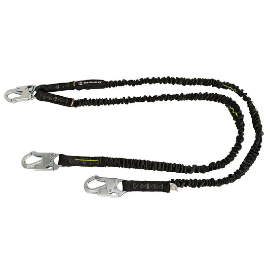 Pro 6' Internal Energy Absorbing Lanyard: Dual Leg, Snap Hooks FS581-6671
