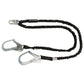 Pro 6' Internal Energy Absorbing Lanyard: Dual Leg, Rebar Hooks FS586-6667