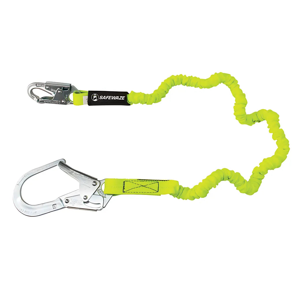 Pro 6' Stretch Internal Energy Absorbing Lanyard: Rebar Hook FS595-6632