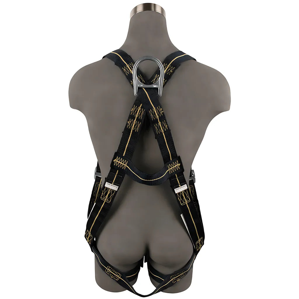 Welding Full Body Harness: 1D, Aramid Web, Mb Chest/Legs FS77325-FR-M-6397