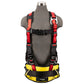 Oil & Gas Full Body Harness: 1D, Derrick Belt, Alu Qc Chest, Fd, Tb Legs FS77635-OD-LXL-6432