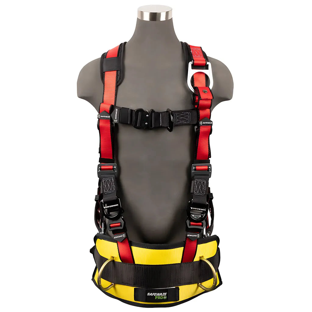 Oil & Gas Full Body Harness: 1D, Derrick Belt, Alu Qc Chest, Fd, Tb Legs FS77635-OD-LXL-6432