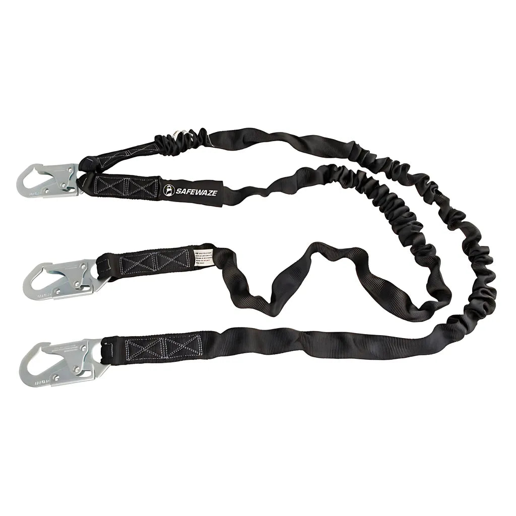 V-Line 6' Internal Energy Absorbing Lanyard: Dual Leg, Snap Hooks FS88581-6733