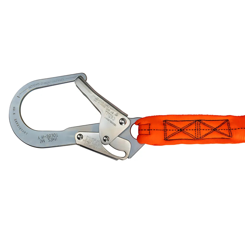 V-Line 6' Stretch Internal Energy Absorbing Lanyard: Rebar Hook FS88595-6710