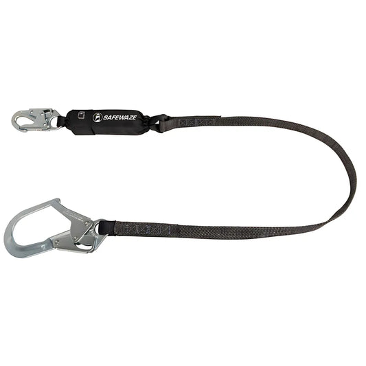 Heavyweight 6' Energy Absorbing Lanyard: Rebar Hook FS88665-HW-6827