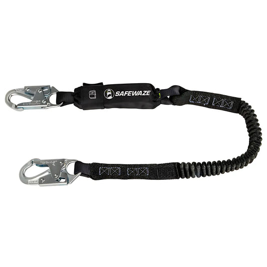 Pro 6' Stretch Energy Absorbing Lanyard: 12' Ff, Snap Hook FS88760-FF-6593