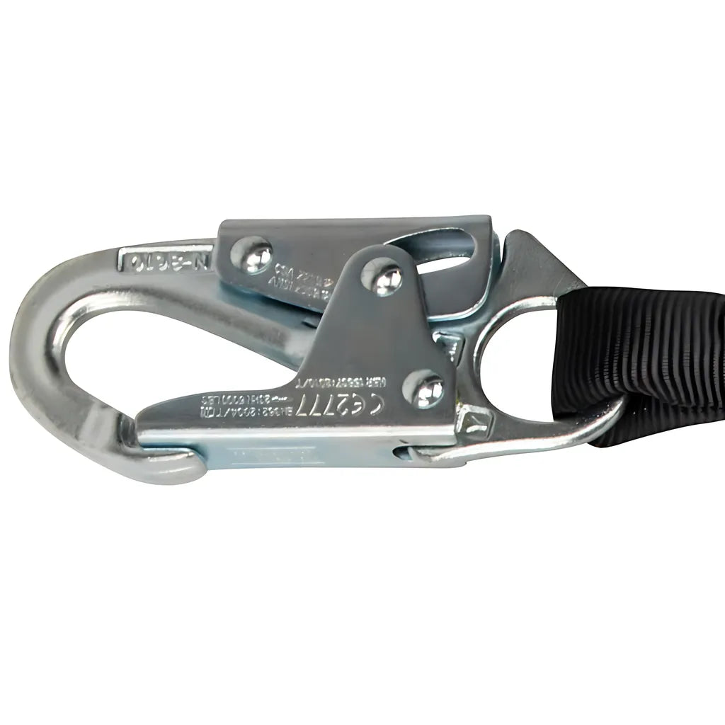 Pro 6' Stretch Energy Absorbing Lanyard: 12' Ff, Snap Hook FS88760-FF-6594