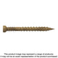 Finish Trim Screw - #7 X 1-1/2 In. T10, Trim-Head, Quik Guard®, Tan (100-Qty) (Pack Of 5)-FT07112R100-SP6144-6579
